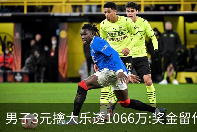 男子3元擒大乐透1066万:奖金留作家庭长期保障-票